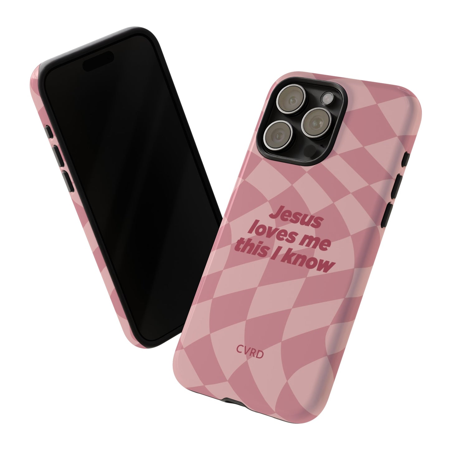 Jesus loves me this I know, Pink iPhone Case