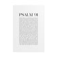 Psalm 91 Christian Art Print - White (Physical Poster)