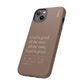 God is Good All The Time, Brown iPhone Case