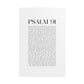 Psalm 91 Christian Art Print - White (Physical Poster)