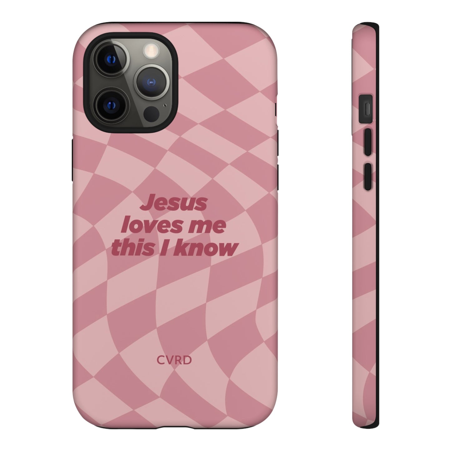 Jesus loves me this I know, Pink iPhone Case