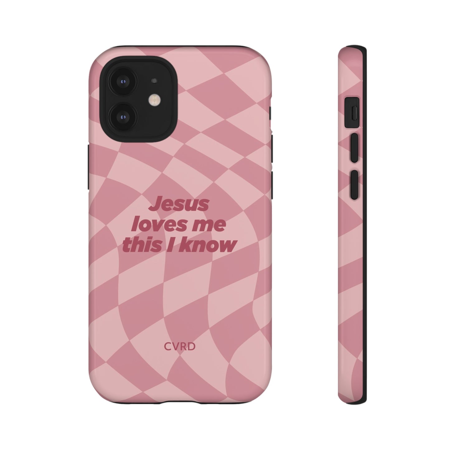 Jesus loves me this I know, Pink iPhone Case