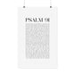 Psalm 91 Christian Art Print - White (Physical Poster)