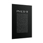 Psalm 91 Christian Art Print - Black (Physical Poster)