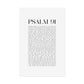 Psalm 91 Christian Art Print - White (Physical Poster)