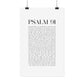 Psalm 91 Christian Art Print - White (Physical Poster)