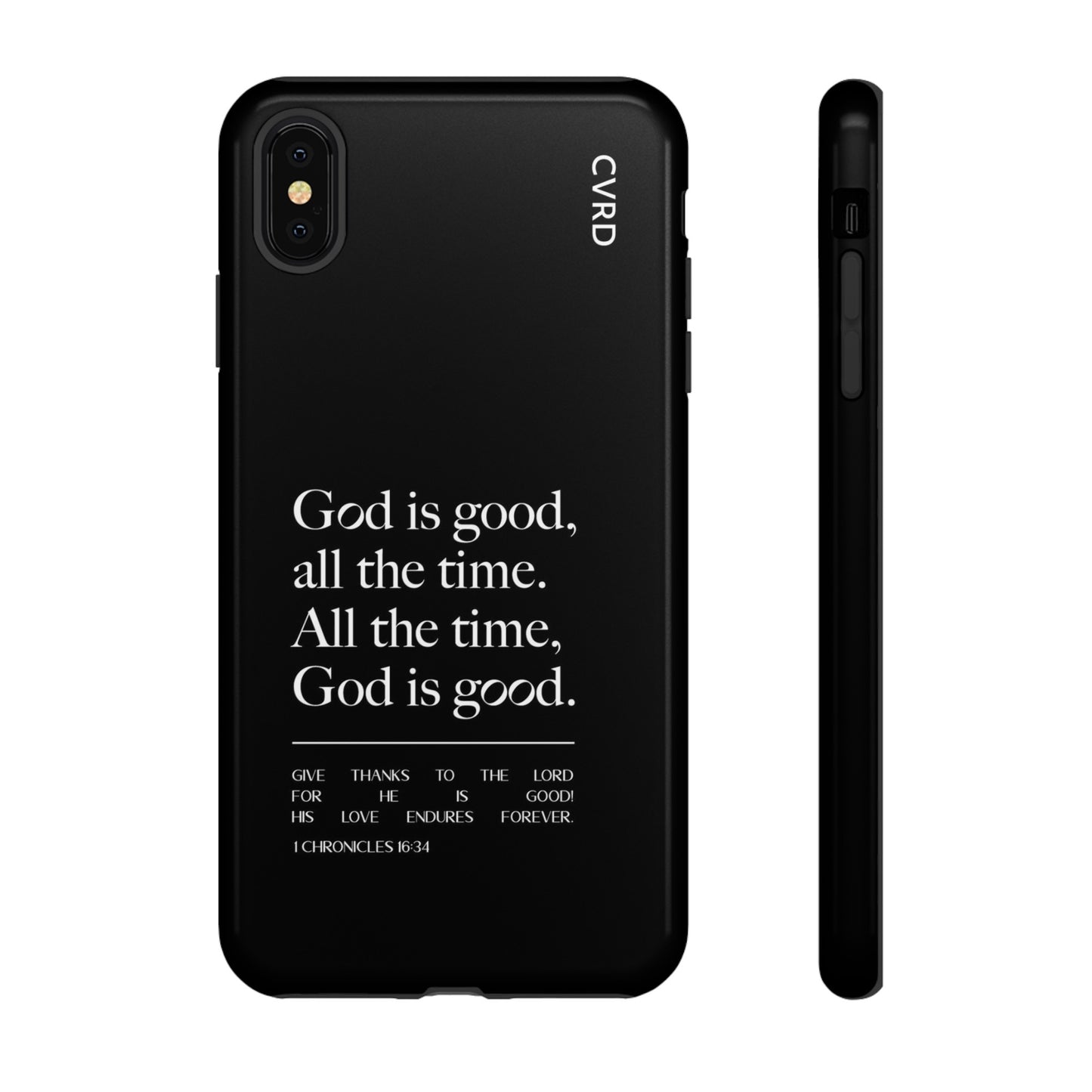 God is Good All The Time, Black iPhone Case