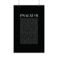 Psalm 91 Christian Art Print - Black (Physical Poster)