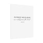 "As for me and my house" Joshua 24:15 Christian Art Print - White (Physical Poster)