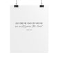 "As for me and my house" Joshua 24:15 Christian Art Print - White (Physical Poster)