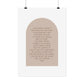 The Lord's Prayer Christian Art Print (Physical)