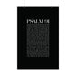 Psalm 91 Christian Art Print - Black (Physical Poster)