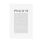 Psalm 91 Christian Art Print - White (Physical Poster)