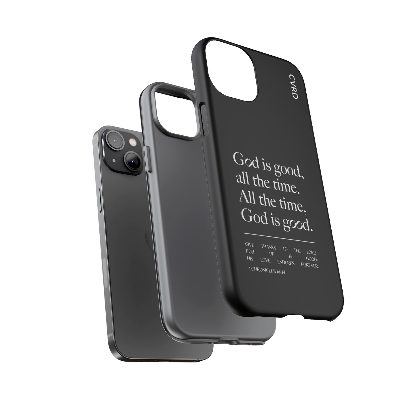 God is Good All The Time, Black iPhone Case