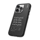 God is Good All The Time, Black iPhone Case