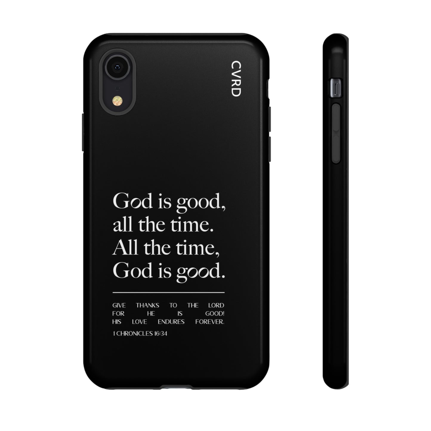 God is Good All The Time, Black iPhone Case