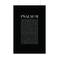 Psalm 91 Christian Art Print - Black (Physical Poster)