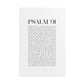 Psalm 91 Christian Art Print - White (Physical Poster)