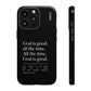 God is Good All The Time, Black iPhone Case