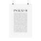 Psalm 91 Christian Art Print - White (Physical Poster)