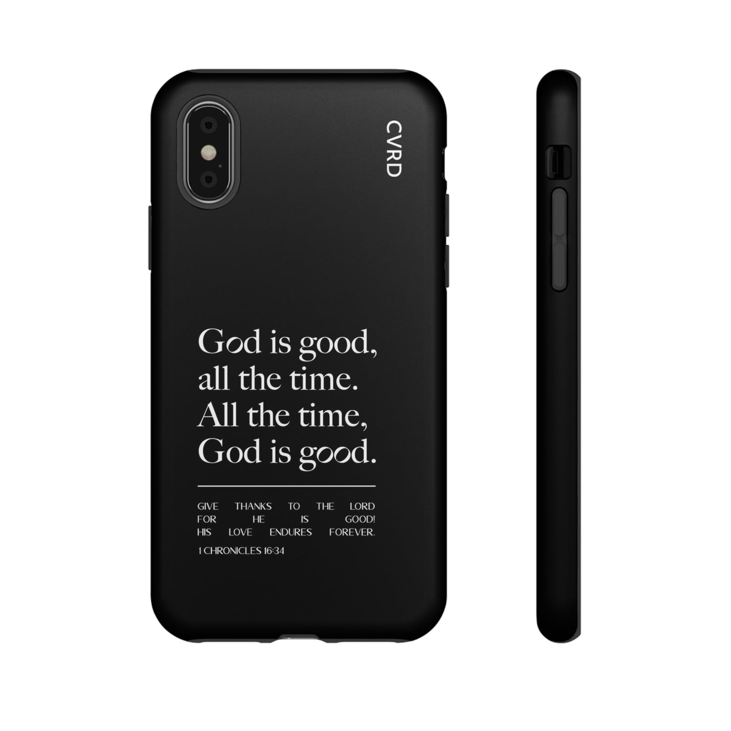 God is Good All The Time, Black iPhone Case