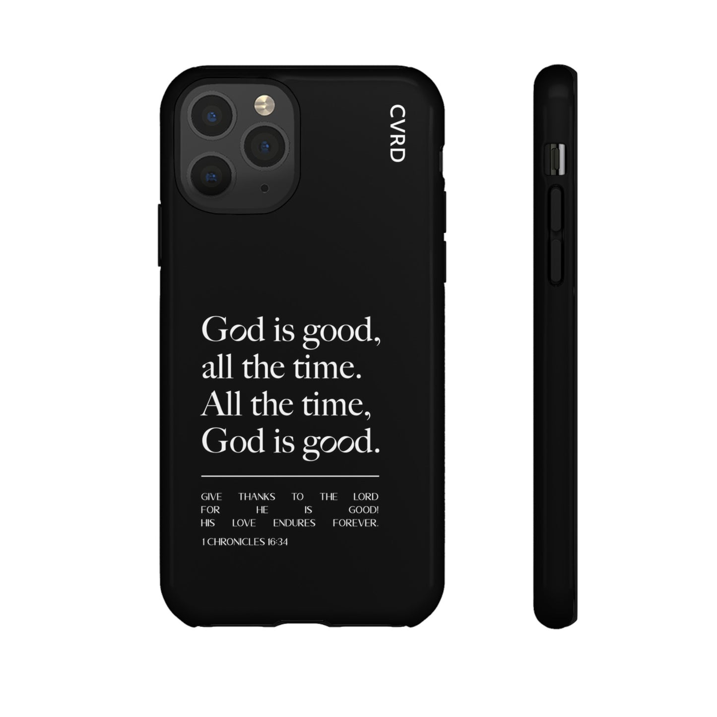 God is Good All The Time, Black iPhone Case