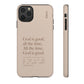 God is Good All The Time, Latte iPhone Case