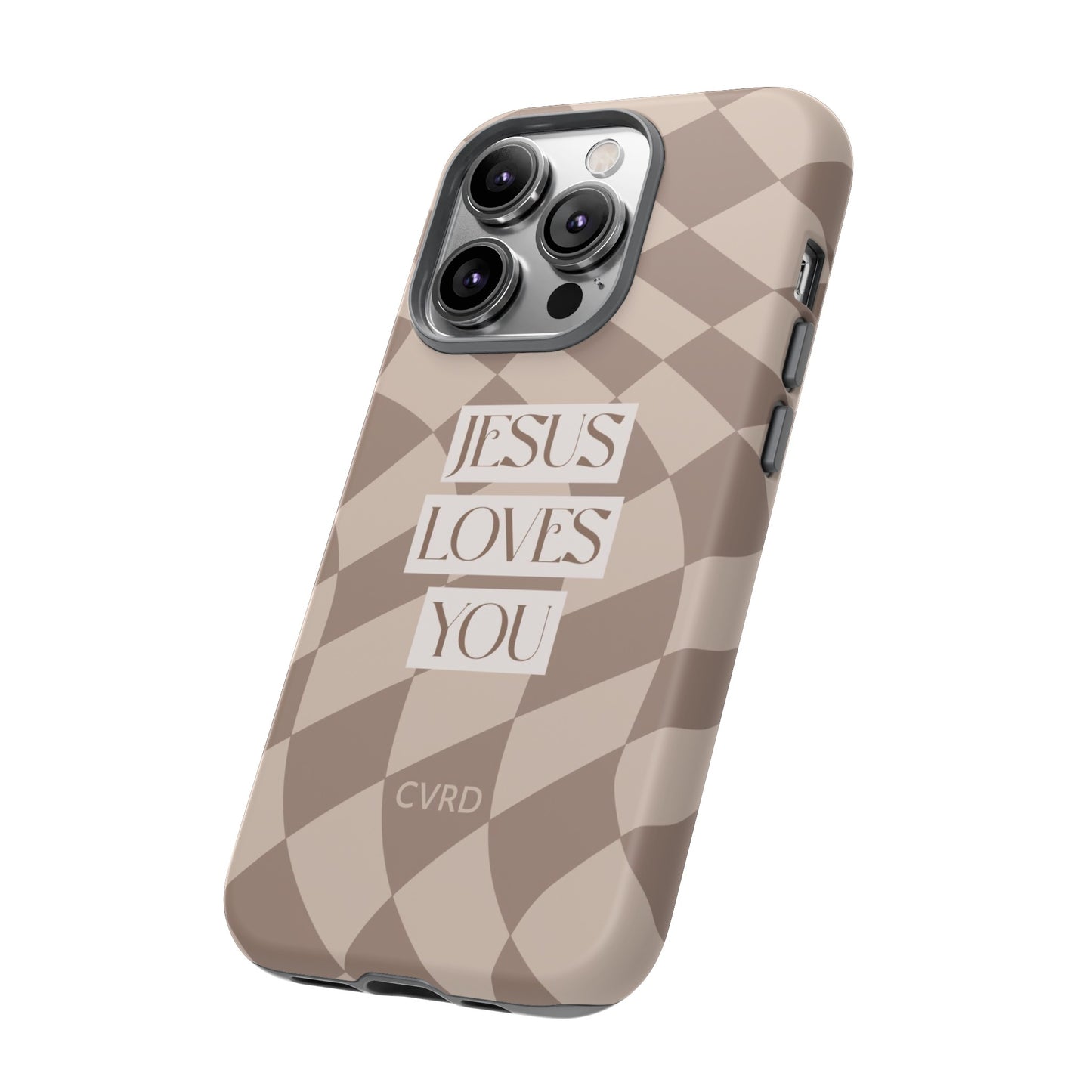 Jesus Loves You, Latte Christian iPhone Case