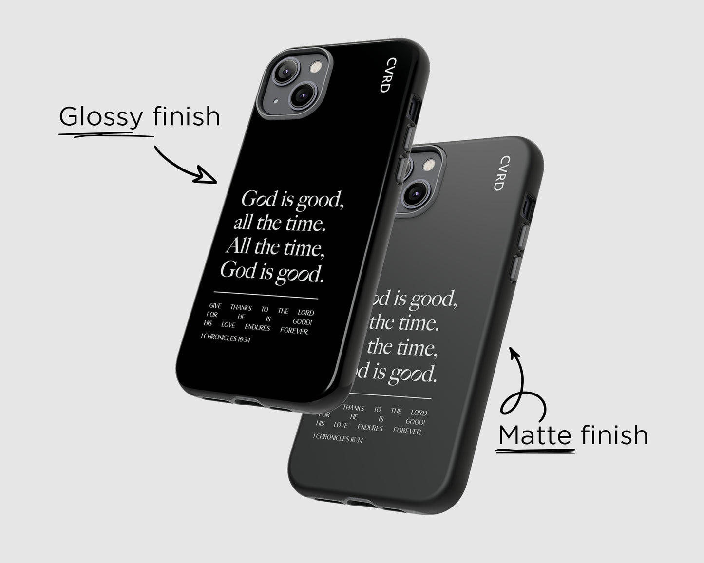 God is Good All The Time, Black iPhone Case