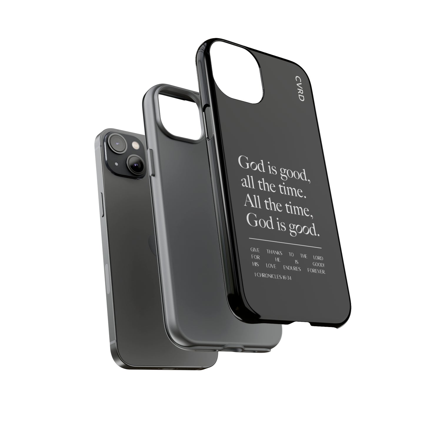 God is Good All The Time, Black iPhone Case