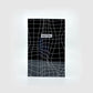 Black Wavy Grid Notebook