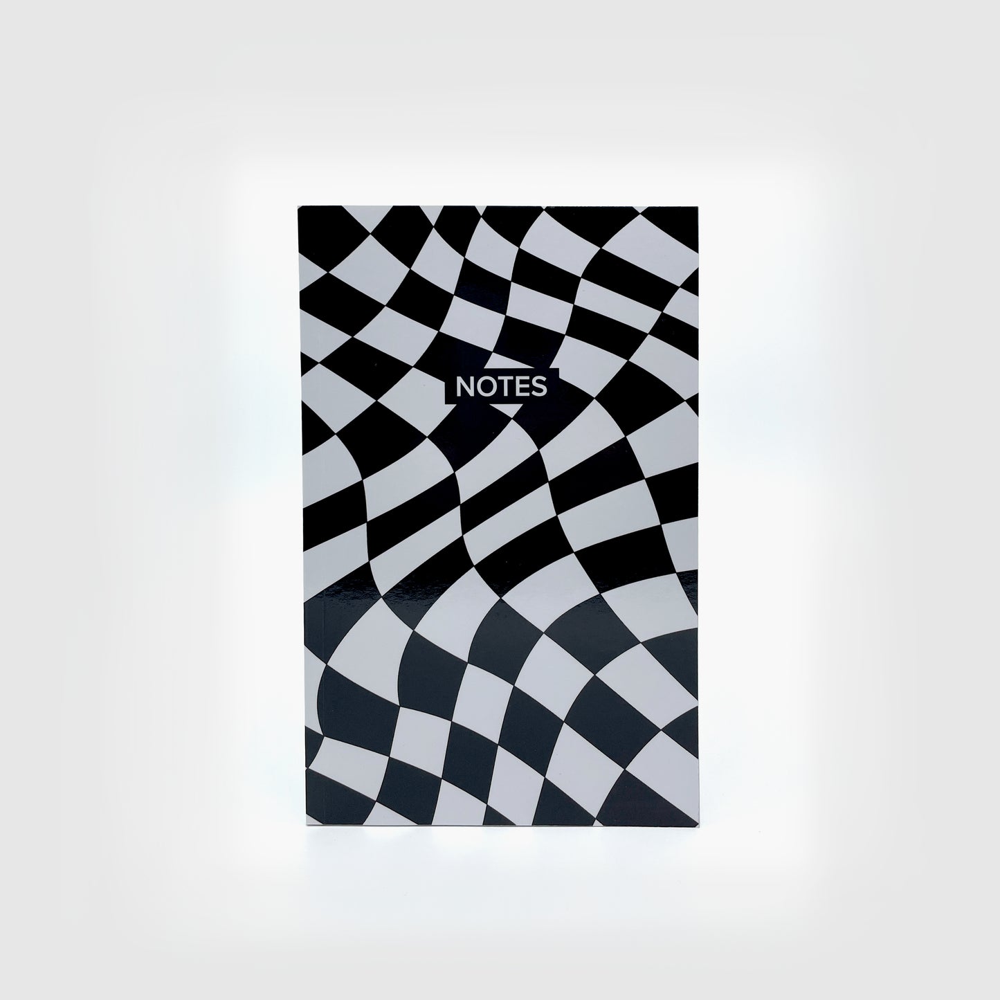 Checkered Waves Notebook