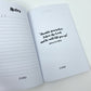 Black Wavy Grid Notebook