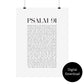 Psalm 91 Christian Art Print - White (Digital Download)