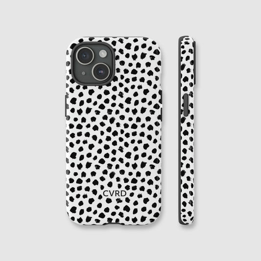 Monochrome Spotted iPhone Case